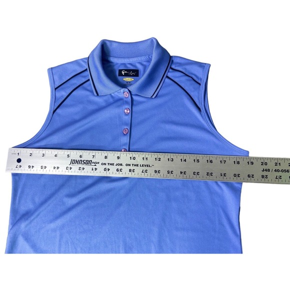 Greg Norman Women's Polo Lavender Golf Collared Tank Top Shirt Size Medium - Picture 8 of 9